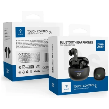 Wireless earbuds Blue Star BK44 TWS black
