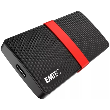 SSD Emtec 2TB Melns USB Type-C 3.2 Gen 1 X200
