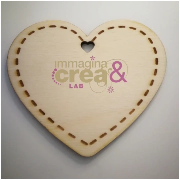 Cuore tratteggiato Immagina&crealab