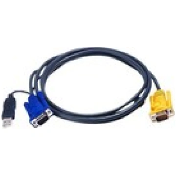 Aten | 1.8M USB KVM Cable with 3 in 1 SPHD and bui