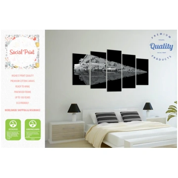 LARGE Star Wars Finalizer Flagship Top View, Canva
