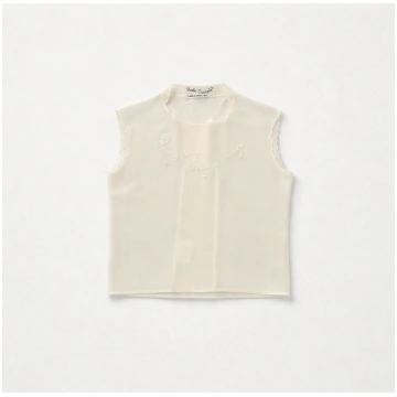 PICCOLA GIUGGIOLA Camicia della Fortuna Seta Avori