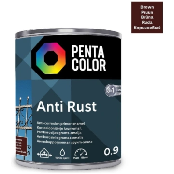 Pentacolor ANTICOR PAINT ANTI-RUST MEDIUM BROWN 0.
