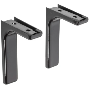Plaukta atbalsts 18 cm melns WB-WS-18-020