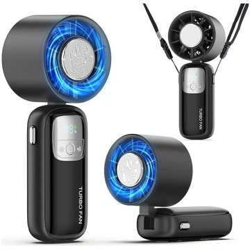 QYCHHJ Portatīvais turbo ventilators ar ledus dzes