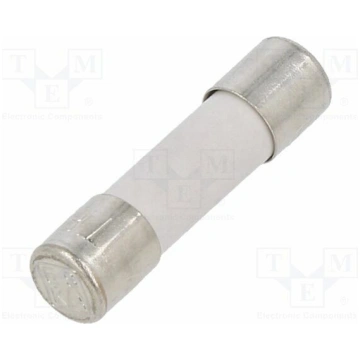 Fuse: fuse; ceramic,cylindrical; 6.3A; 250VAC; tim