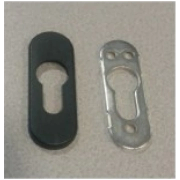 dekoratīvā uzlika melna TESA ASSA ABLOY E19000 NE
