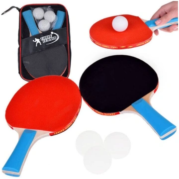 Koka pingponga bumbiņas + 3 bumbiņas Galda teniss 