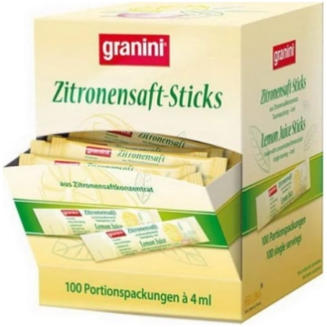 Granini citronu sulas stikla 100 x 4 ml ANEB0050VK