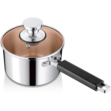 TEAMFAR Kastrolis 16 cm, trīsslāņu nerūsējošā tēra