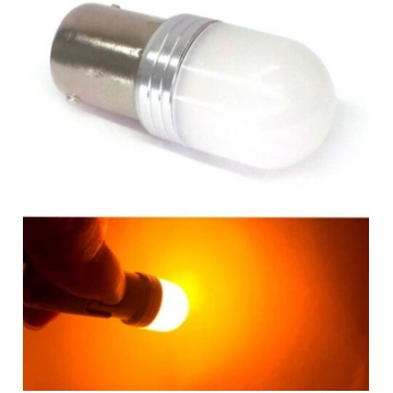 P21W LED BA15S 12-24V CANBUS oranžā krāsā 1000lm