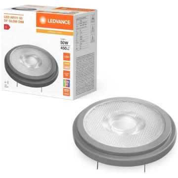 Regulējama LED spuldze AR111 G53/7,2W/12V 1800-270