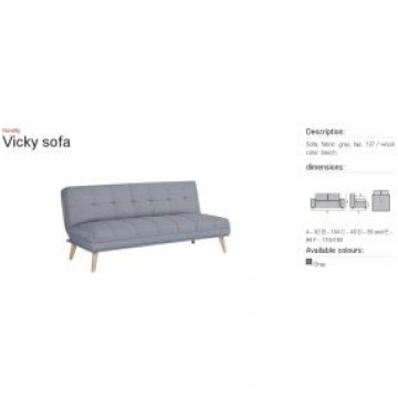 Dīvāns gulta Vicky grey