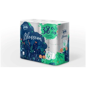 Grite Blossom Toilet Paper 18.75m 32pcs White ( 47