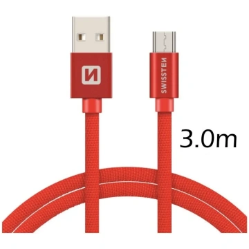 Swissten Textile Quick Charge Universal Micro USB 