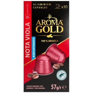 Kafijas kapsulas Aroma Gold Nota Viola Decaffeinat