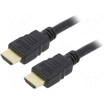 Cable | HDMI plug,both sides | PVC | 10m | black |