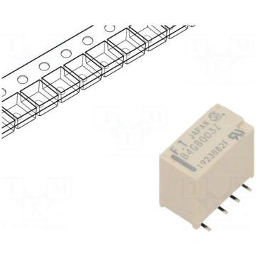 Relay: electromagnetic | DPDT | Ucoil: 3VDC | 0.3A