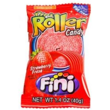 Konfektes zemeņu Fini Roller 20g