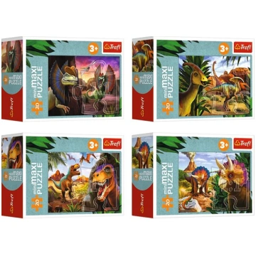 TREFL Mini Maxi puzle "Dinozauri" 20 gab