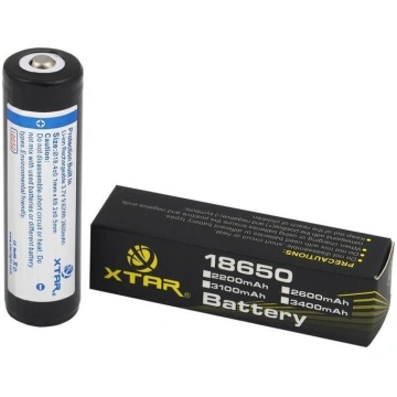 XTAR 18650 akumulators 3.7V XTAR litija 2600 mAh i