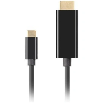 LANBERG CABLE USB-C(M)->HDMI(M) 1M 4K 60HZ BLACK C