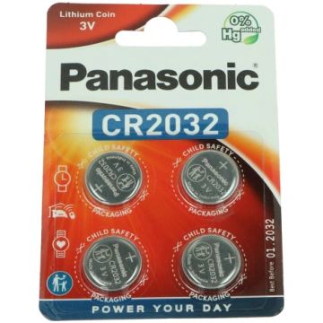 PANASONIC CR-2032 battery - 4pcs MX-CR2032EP-4B
