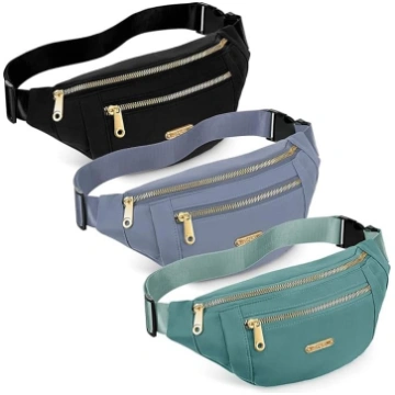 3 gab. ūdensnecaurlaidīgs Fanny Packs sievietēm un