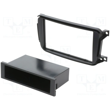 Smart ForTwo (2010->) fascia plate (adapter 1DIN, 