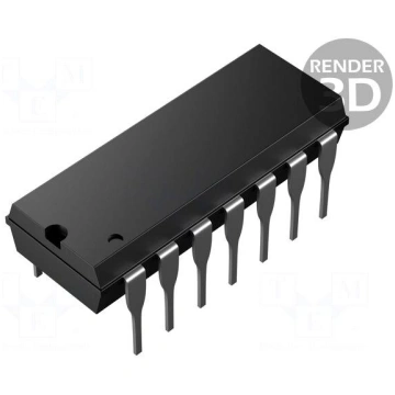 Microcontroller | SRAM: 128B | Flash: 1kB | DIP14 