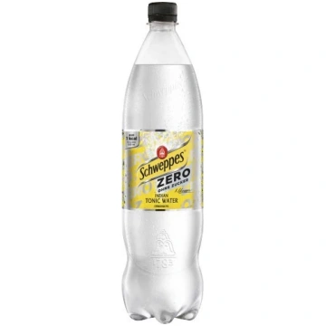 Schweppes ZERO Tonic gāzēts dzēriens 1,25L. Vācija