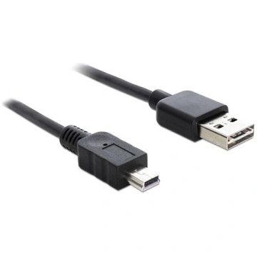 Delock USB Cable A - Mini-B St/St 3.00m sw Easy US