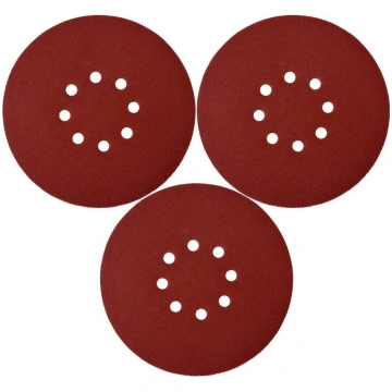 Slīpēšanas papīrs (Velcro) apaļš ar caurumiem 180