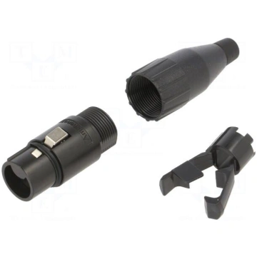 Connector: XLR | socket | female | 10A | PIN: 4 | 