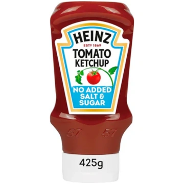 Heinz Tomato Ketchup No Added Sugar & Salt 425g