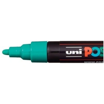 Marķieris ūdens bāzes UNI Posca PC-5M smaragdzaļš 