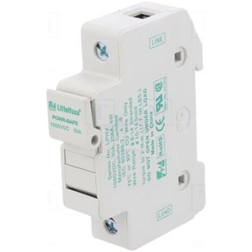 Fuse holder | 10x38mm | for DIN rail mounting | 30