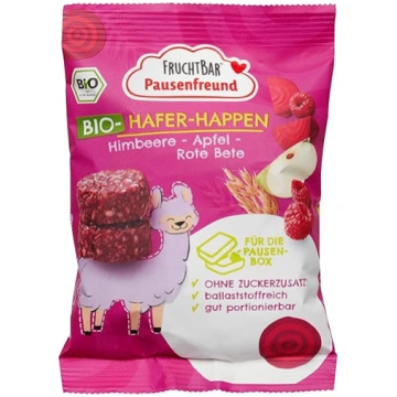 FruchtBar BIO uzkodas ar auzu, aveņu, ābolu un bie