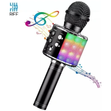 Bezvadu karaoke mikrofons Riff WS-858 ar iebūvētie