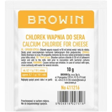 Browin Kalcija hlorīds sieram, 10 g, augsta koncen