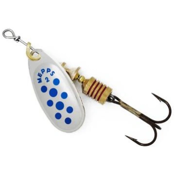 Mepps COMET-2 4,5g Silver/Blue Dots