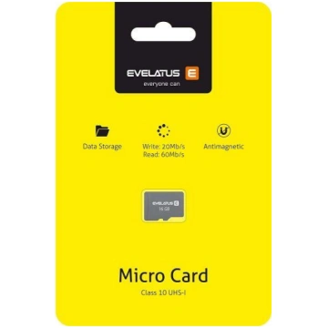 Atmiņas kartes Evelatus Universal Micro Card SD 16