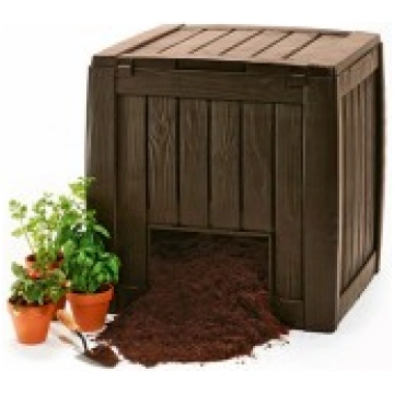 Komposta kaste Deco Composter With Base 340L brūna