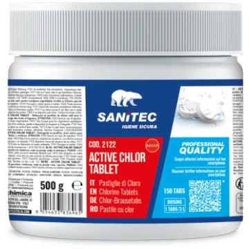 Sanitec Active Chlor hlora tabletes 150 gab