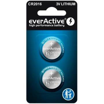 Lithium batteries mini everActive CR2016 blister 2