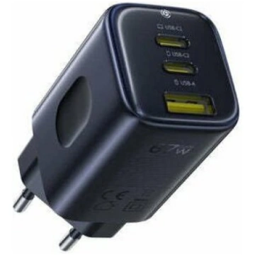 Baseus ścienna PicoGo AE11 67W USB-A + 2xUSB-C QC 