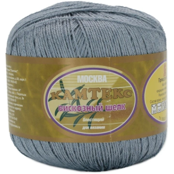 Rayon Silky brilliant pelēks 169, 100g Kamteks