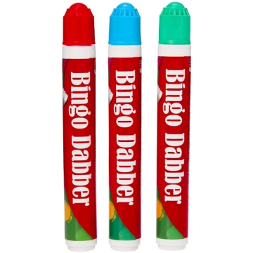 Tallon Games Bingo Dabber Pack of 3 - White