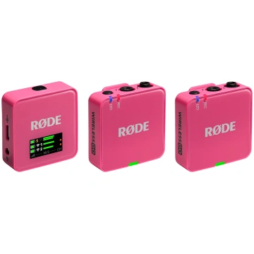 Bezvadu mikrofons RODE Wireless GO III Pink — komp