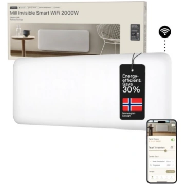 Mill Invisible Smart WiFi Heater PA2000WIFI4 Panel